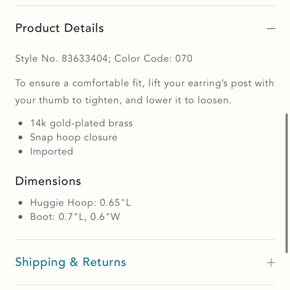 Cowboy Boot Huggie Earrings - Picture 5 of 5